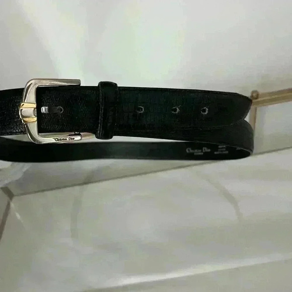 Christian Dior Monsieur Vintage Leather Belt - Picture 4 of 4